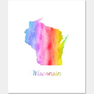 Wisconsin Tie Dye Posters and Art